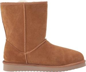 Женские ботинки Ugg Victoria Koolaburra короткие зимние, каштановый