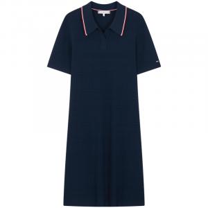 Женское платье с коротким рукавом Tommy Hilfiger, синий