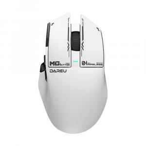 Мышь игровая беспроводная Dareu A980Pro, белый