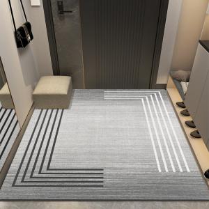 Budis Ковер 120х120 см для входной двери, прихожей и улицы, нескользящий, легко чистится, износостойкий, в скандинавском стиле