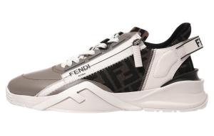 Кроссовки Flow Ff Jacquard со шнуровкой FENDI, Beige