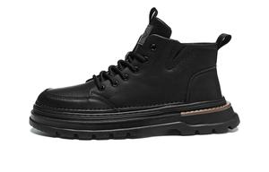 HLA Ботинки Martin мужские, цвет: черный, серый, черный, хаки