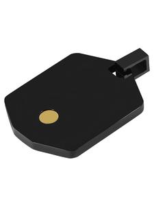 Adeliás Подвеска унисекс из нержавеющей стали, черная