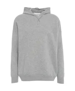 Серый вязаный свитер с капюшоном, осень-зима 2025 AmarãNto, серый