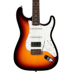 Ограниченная серия Fender Custom Shop с двойной окантовкой HSS Stratocaster Journeyman Relic, электрогитара состаренная, 3 цвета Sunburst
