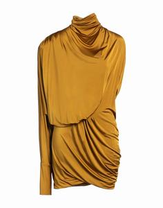 Мини-платье Alexandre Vauthier, горчичный