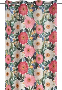 STOF | Штора - 135 x 260 см - разноцветная - цветочный узор Stof