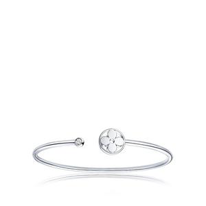 Браслет Idylle Blossom Twist, белое золото Louis Vuitton, серебряный
