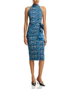 Платье Amenadiel с бретелькой на бретельках и рюшами Chiara Boni La Petite Robe, синий