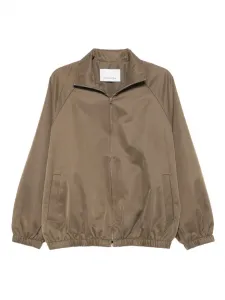 Куртка на молнии с эластичным подолом The Frankie Shop, зеленый