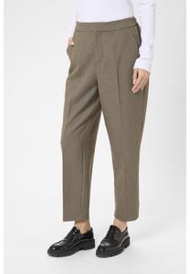 Брюки Kaffe KAELYAH CROPPED PANTS, Beige Black Petit Houndstoot/Beige
