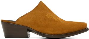 Светло-коричневые мюли Papillon NEEDLES