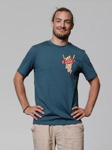 Футболка wat? Apparel T-Shirt Skateboard, цвет Petrol