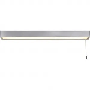 Настенный светильник Venti Wall Light - Полированная хромированная отделка и матовый поликарбонат LED-модуль 1 шт. Теплый белый Searchlight, хром/белый