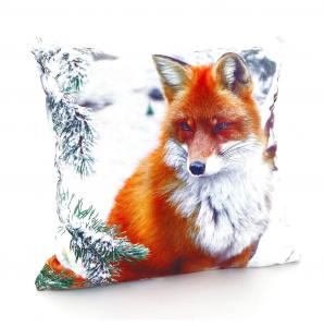 Heimtexland  декоративный чехол на подушку зимние животные фото цифровой принт приятный велюровый чехол 40x40 декоративная подушка тип 831 лиса