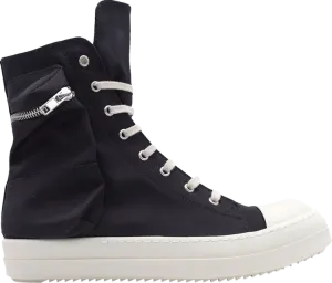 Кроссовки Rick Owens DRKSHDW Fogachine Cotton Nylon Cargo High Black Milk, черный