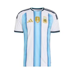 Домашняя футболка Adidas Argentina 26, аутентичная, цвет белый/голубой/светло-голубой
