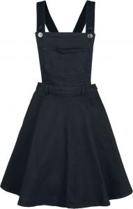 Платье средней длины Hell Bunny Dakota Pinafore Dress, черный