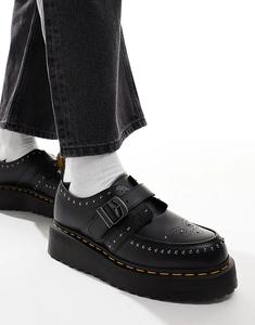 Туфли Ramsey Quad Monk из черной кожи Dr Martens