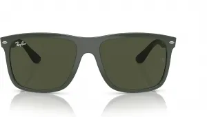 Женские солнцезащитные очки Ray-Ban RB4547 Boyfriend Two Square, Green/Green