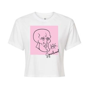 Детская футболка Nickelodeon SpongeBob SquarePants XOXO с рисунком Squidward Licensed Character, белый