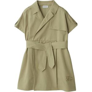 Детское платье Burberry, коричневый