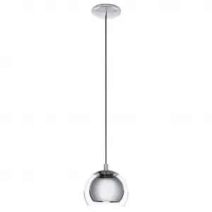 Подвесной светильник ROCAMAR E27 1 шт. Подвесной светильник - лампа для обеденного стола - для кухни, столовой или гостиной Eglo, Chrom klar