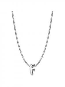 Glanzstücke München Серебряное колье в виде буквы F