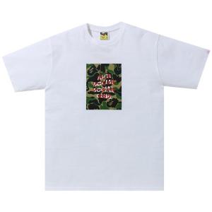 Футболка BAPE x Anti Social Social Club ABC Camo Box Tee 'White/Green', белый