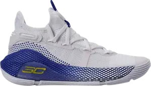 Кроссовки Under Armour Curry 6 GS Dub Nation, белый