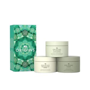 YUEMUZHIYUAN Тройной питательный крем для тела с розой: увлажнение и питание, 100 мл + 100 мл + 100 мл Origins, three-piece set: lactic acid milk can body cream 100ml+ginger body cream 100ml+moisturizing hydrating body cream 100ml