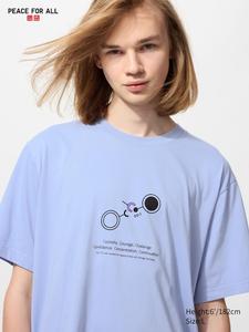 Графическая футболка Peace for All (Honjo) Uniqlo, 62 blue
