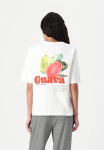 Футболка с принтом ONLPHOEBE FRESH BOX ONLY, кремовый