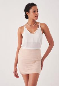 Мини-юбка Herita, бежевый