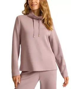 Свитер с воротником-стойкой Palm Voyage Tommy Bahama, фиолетовый