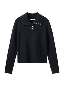 Свитер MANGO Botori, темно-синий