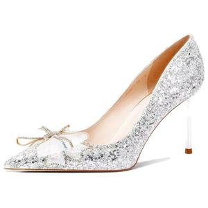 Женские туфли на высоком каблуке Silver Champagne RoseDoris