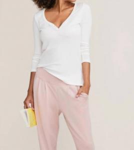 Hatch Рубашка-поло с ребристой отделкой, цвет слоновой кости