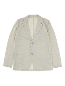 Льняной однобортный пиджак Gran Sasso