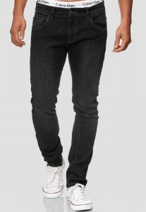 Джинсы узкого кроя STRETCH INDICODE JEANS, цвет black