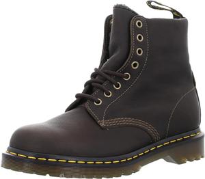 Ботинки Dr. Martens Unisex-Adult 1460 из искусственной кожи гризли с подкладкой, Dms Olive