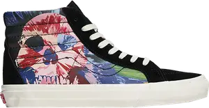 Кеды Vans Damien Hirst x Sk8-Hi Reissue VLT LX Skull Splatter, разноцветный