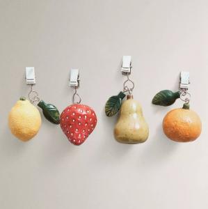 Зажимы для скатерти Zara Home Fruit-shaped, 4 предмета, мультиколор