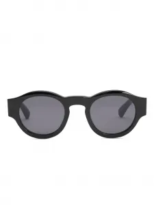 Солнцезащитные очки в круглой оправе AMI Paris, черный