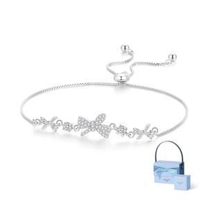 MOLADY Браслет из чистого серебра S999 для девушек и женщин