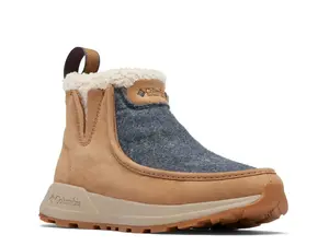 Женские ботинки Columbia Landroamer Cozy Bootie из кожи и войлока, коричнево-серый