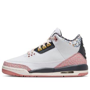 Кроссовки (GS) Air Jordan 3 Retro 'Vintage Floral', белый