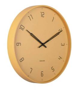 Настенные часы Karlsson Stark, 40x5x40 см, желтый