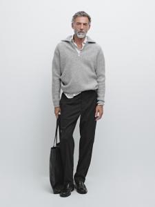 Брюки-Джоггеры Massimo Dutti, черный