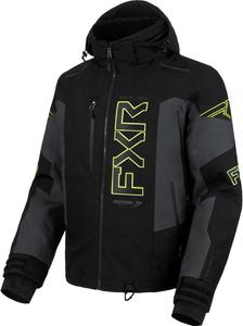 Куртка FXR Men's Helium X 2-in-1 (Black/Asphalt/Hi Vis - Large)